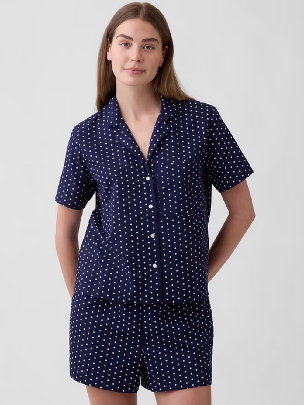 GapBody 3 Piece Pajama Bundle XL | Polka Dot Cotton Sleepwear Set | NWOT